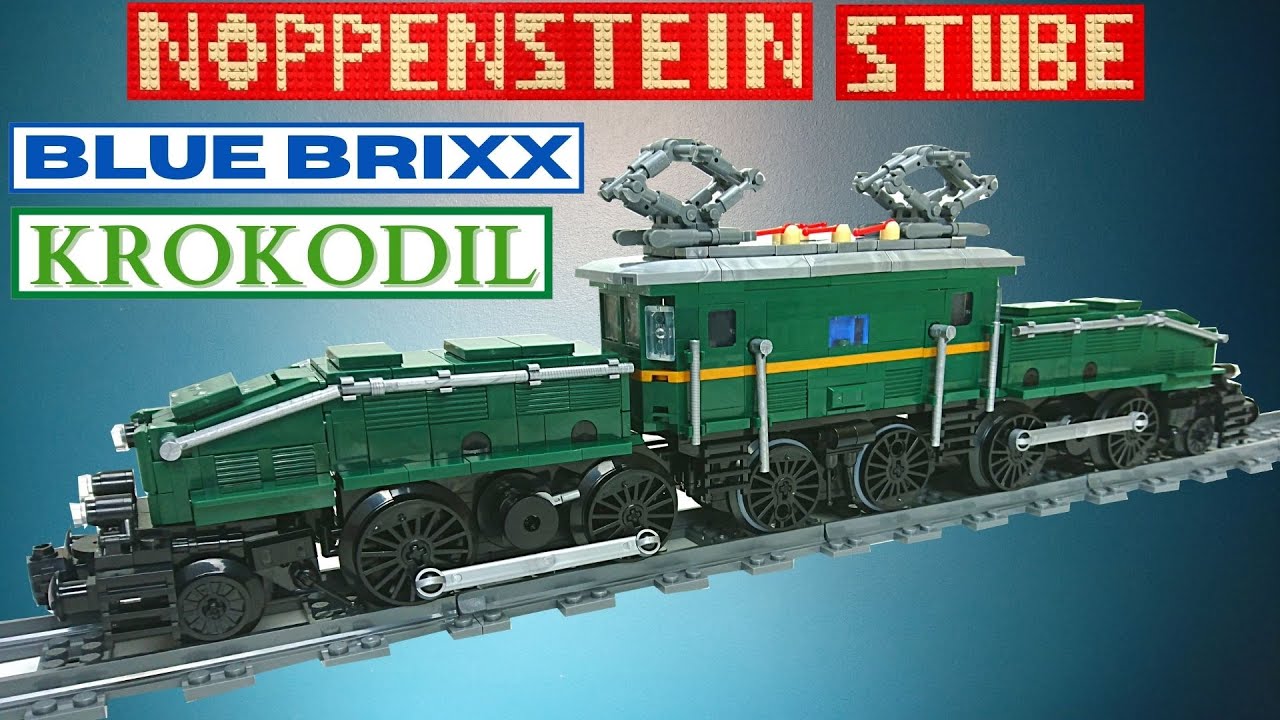 Blue Brixx Das legendäre Krokodil | Aufbau | Review | Testfahrt | Tolle Lokomotive