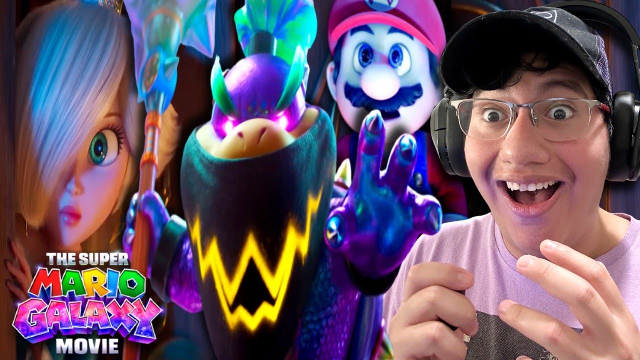 ROSALINA & BOWSER JR ARE HERE!! || The Super Mario Galaxy Movie – Official Trailer REACTION