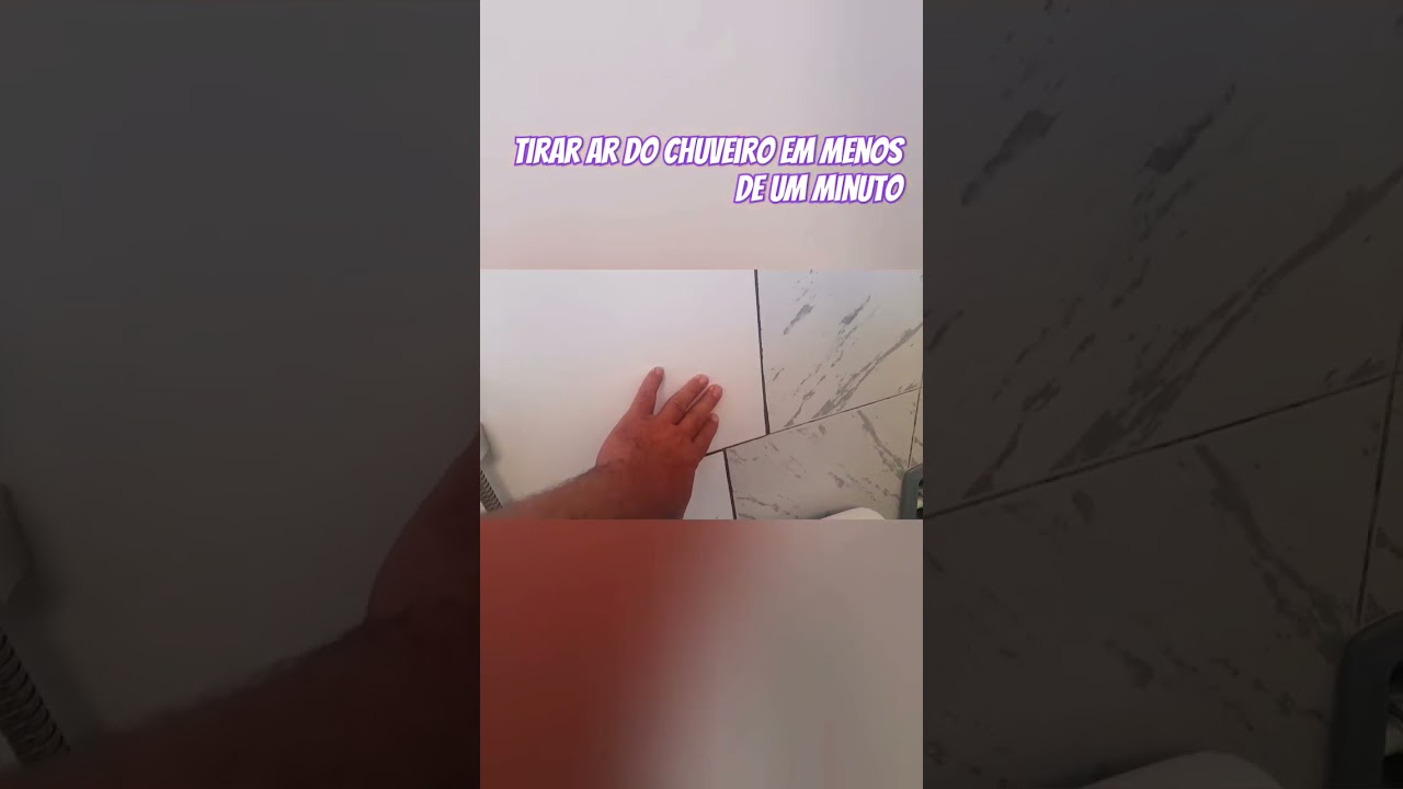 Como tirar ar do chuveiro em menos de 1 minuto#donadecasa #fa&ccedil;avoc&ecirc;mesmo