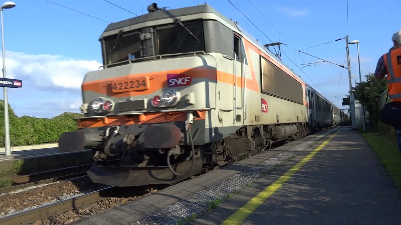 Circulations ferroviaires à Tergnier le 17 septembre 2021 (BB 22200 Corail, Fret, Euro 4001)