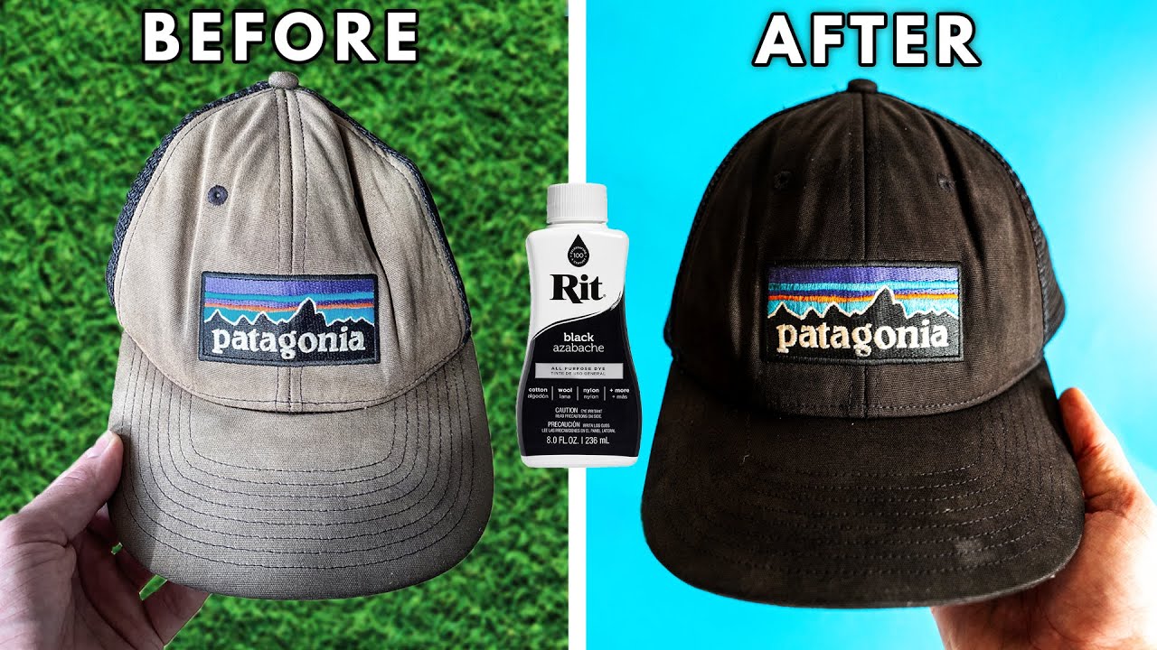 Восстановление выцветшей шляпы Patagonia с помощью красителя Rit