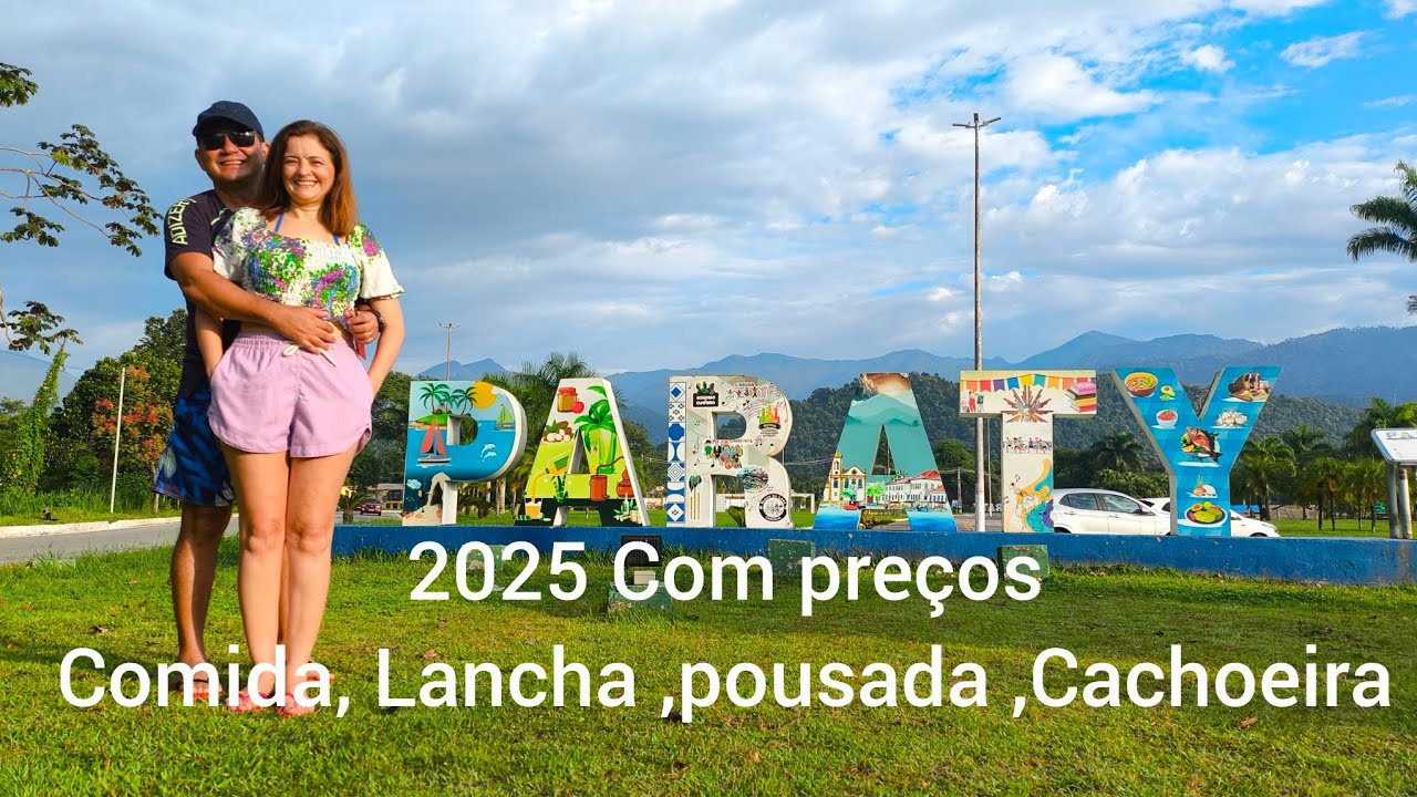 Paraty RJ  Com preços 2025/ Comida ,cachoeira do  Tobogã,passeio de Lancha  e pousada.