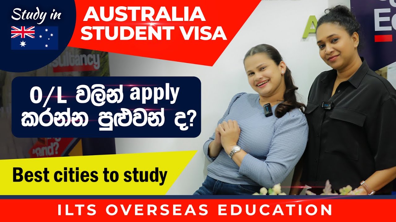 Australia Student Visa | OL වලින් apply කරන්න පුලුවන්ද? | Best cities&nbsp;to&nbsp;study