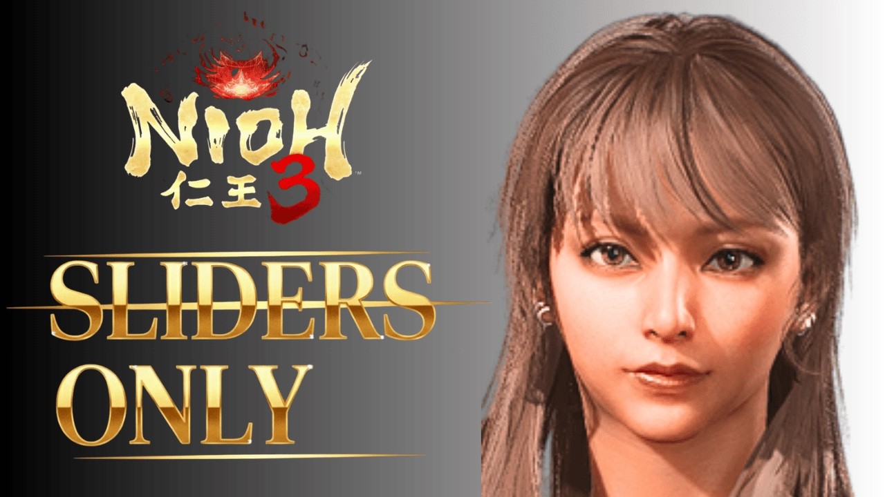 NIOH 3 | Female Character Creation (4K) Sliders / 仁王３ キャラレシピ