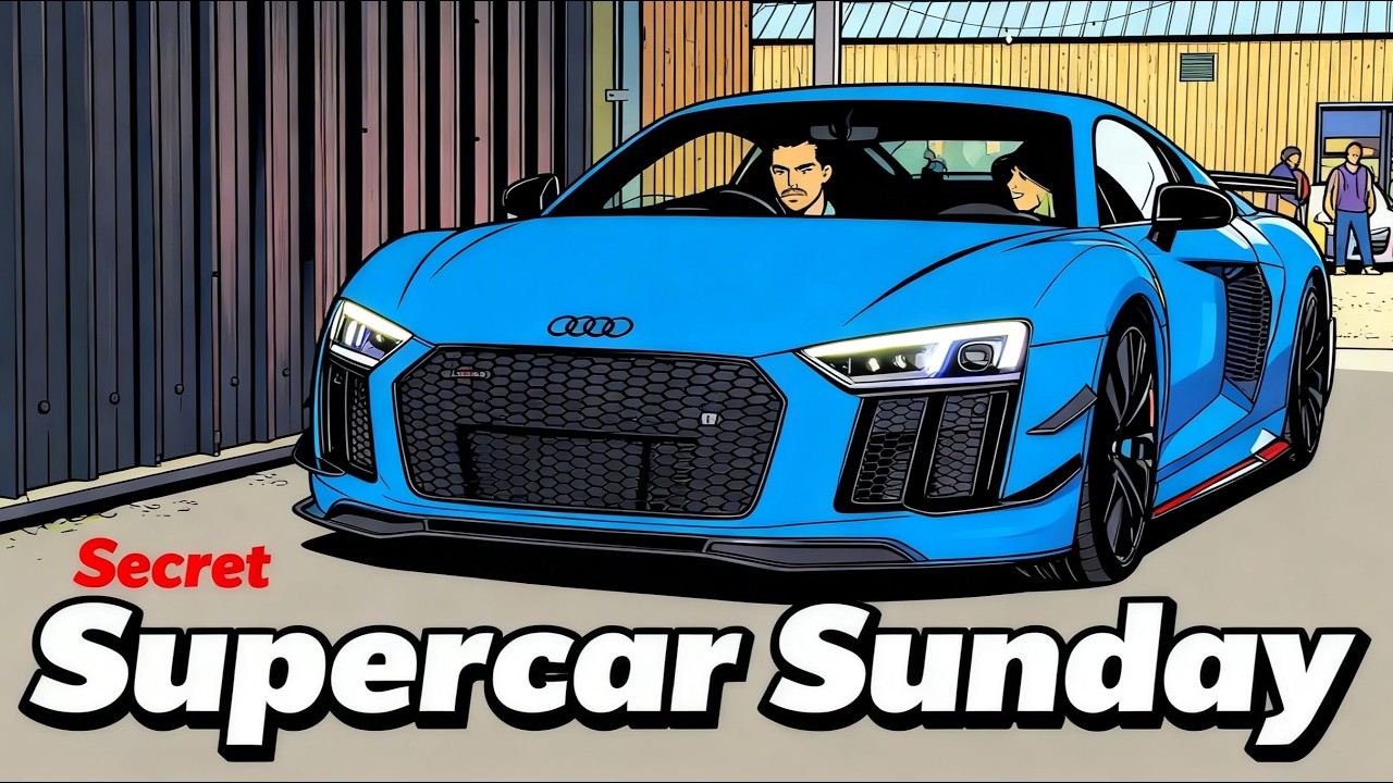 Secret Supercar Sunday at Brocksbushes Farmshop, March 2026. Northumberland Uk