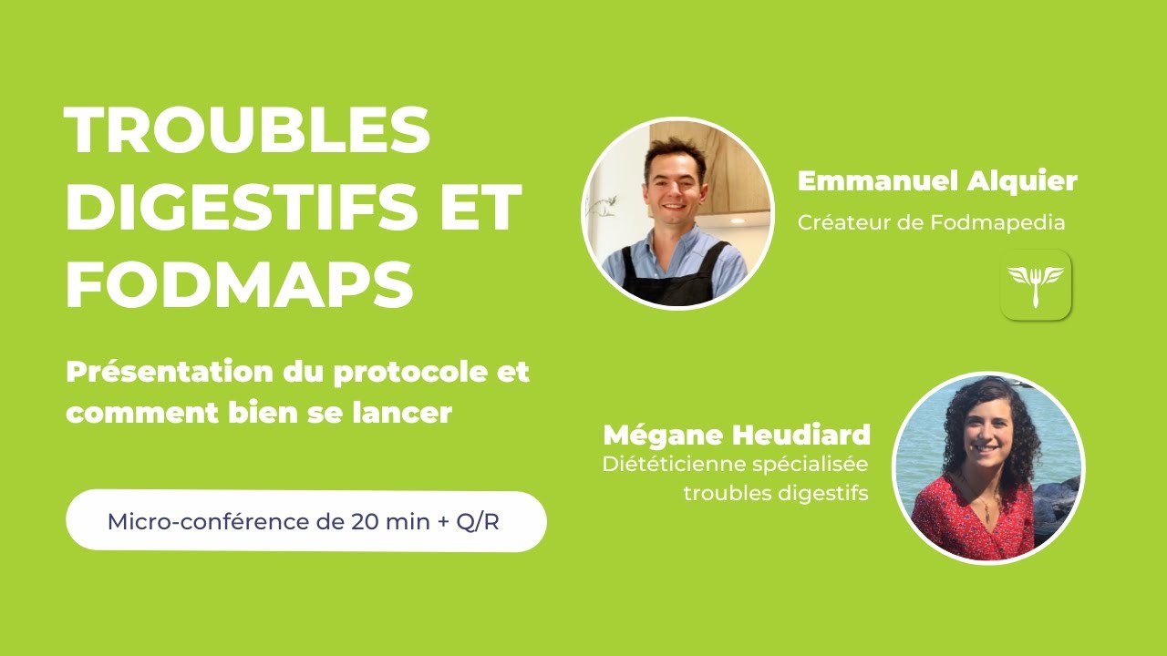 FODMAPS : est-ce pour moi ? Live avec Mégane Heudiard, diététicienne