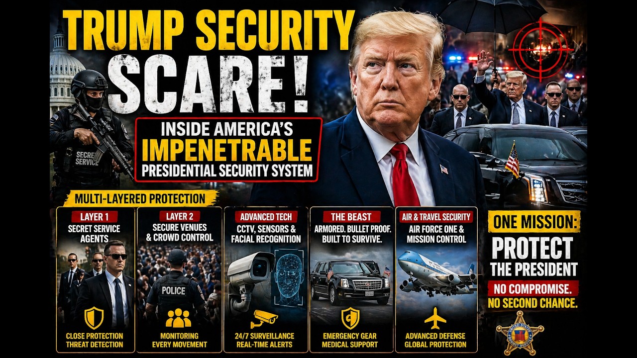 Trump Security Scare Renews Focus on America&rsquo;s Presidential Protection System