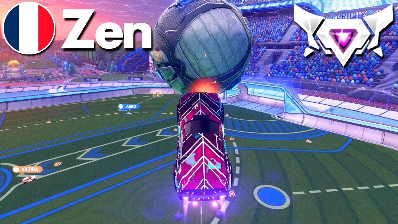 ZEN ASTOUNDING Rocket League Gameplay (SSL 2v2)