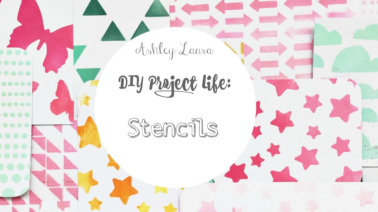 DIY Project Life: Stencils