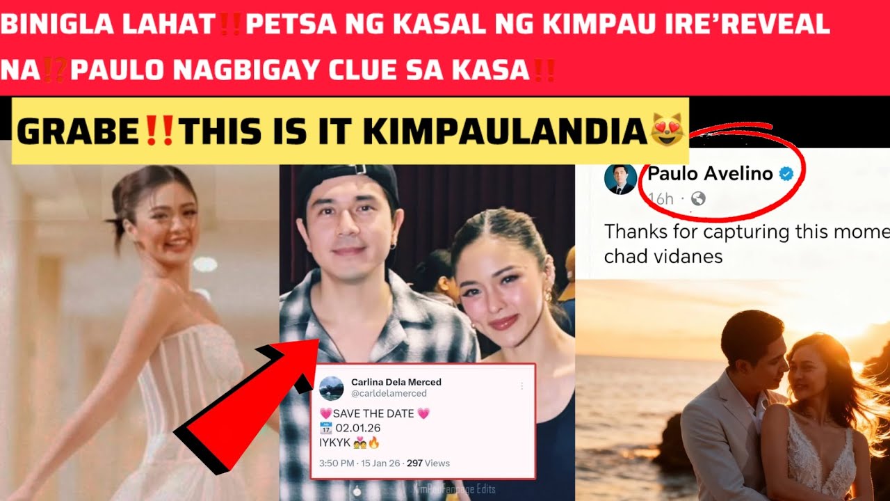 BINIGLA LAHAT‼️PETSA NG KASAL NG KIMPAU IRE’REVEAL NA⁉️PAULO NAGBIGAY CLUE SA KASA‼️