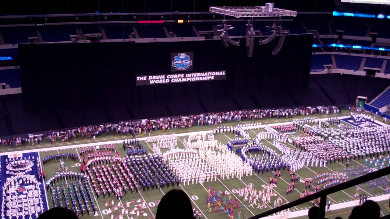 DCI 2012 World Championship Finals Retreat All Corps Playing 