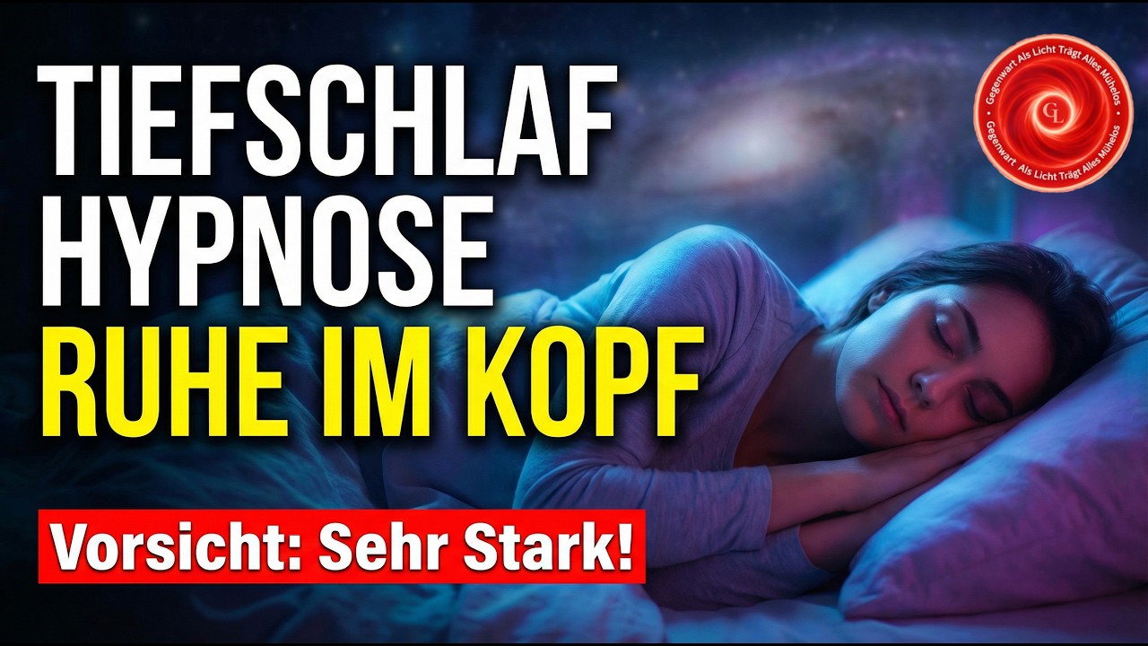 Tiefschlaf Hypnose 💤 Ruhe im Kopf (Sehr Stark)