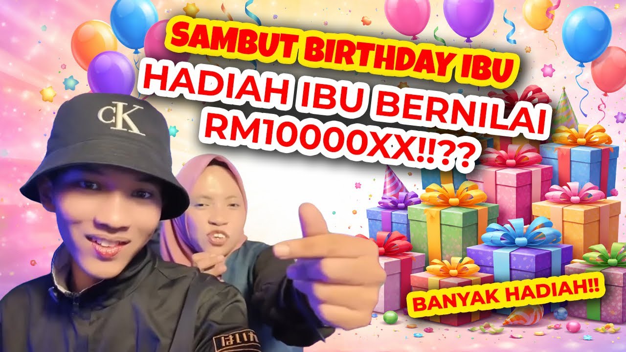 IBU MENANGIS 🥹HADIAH TERLALU BANYAK🥳