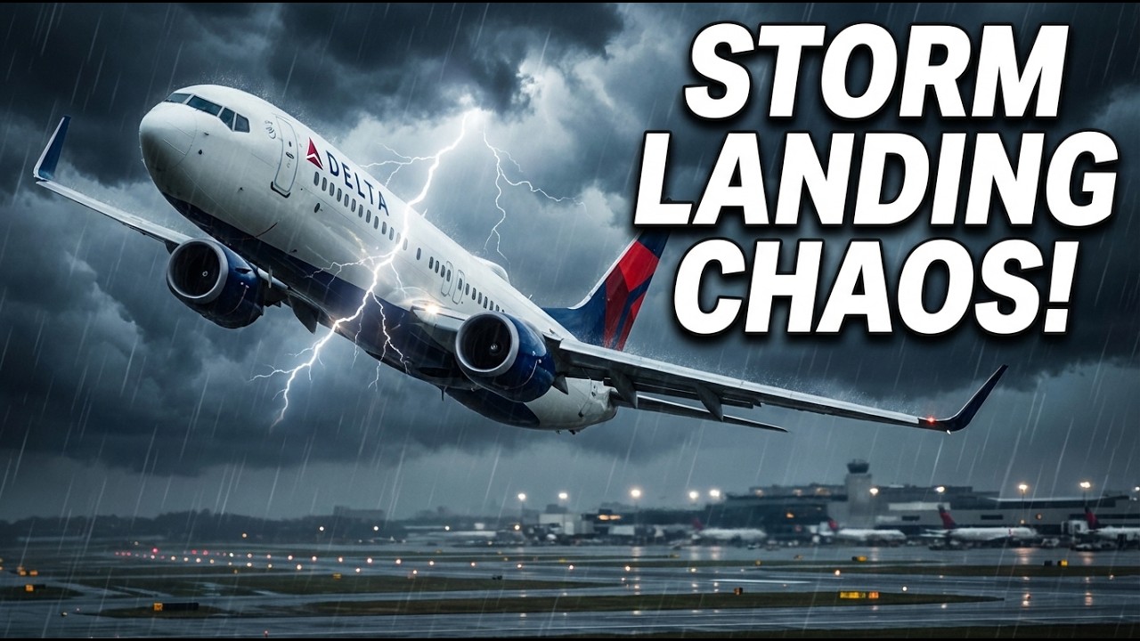 Pilot zmaga się z silną burzą na MSFS2024! 🌪️- 216