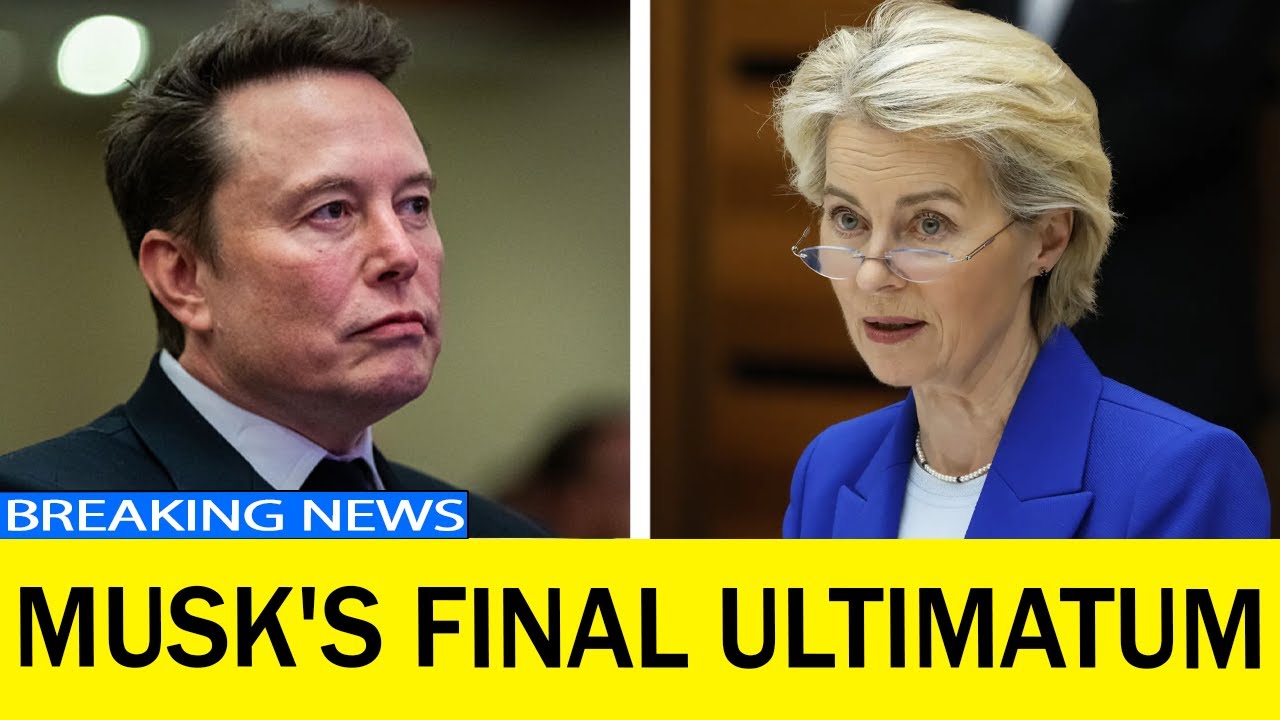Elon Musk humiliated von der Leyen in front of the world's media.