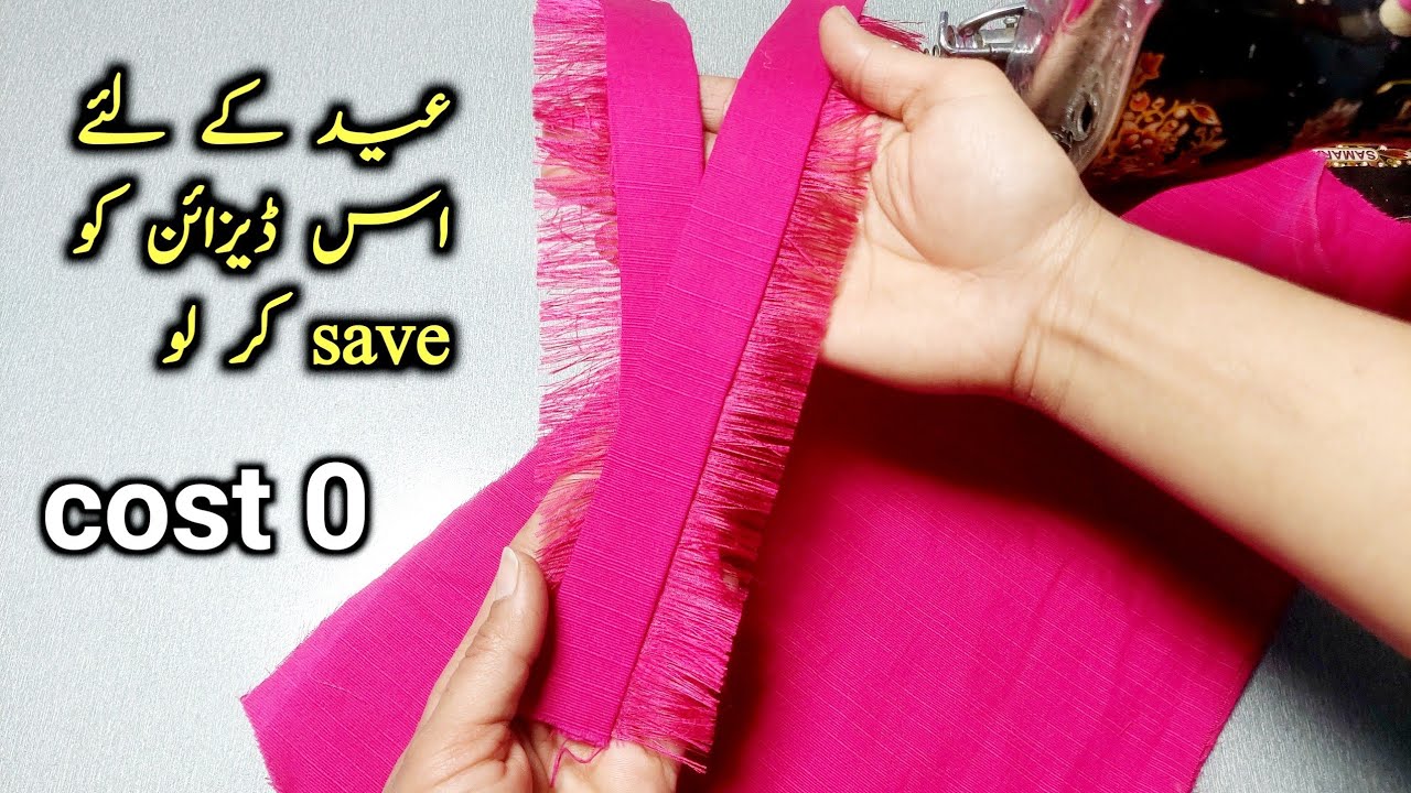 Eid pakistani trending neck design cutting and stitching/suit neck design/winter neck design 2026