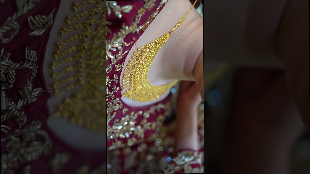 Bride Gold Haar 😍 | Royal Bridal Look ✨ 