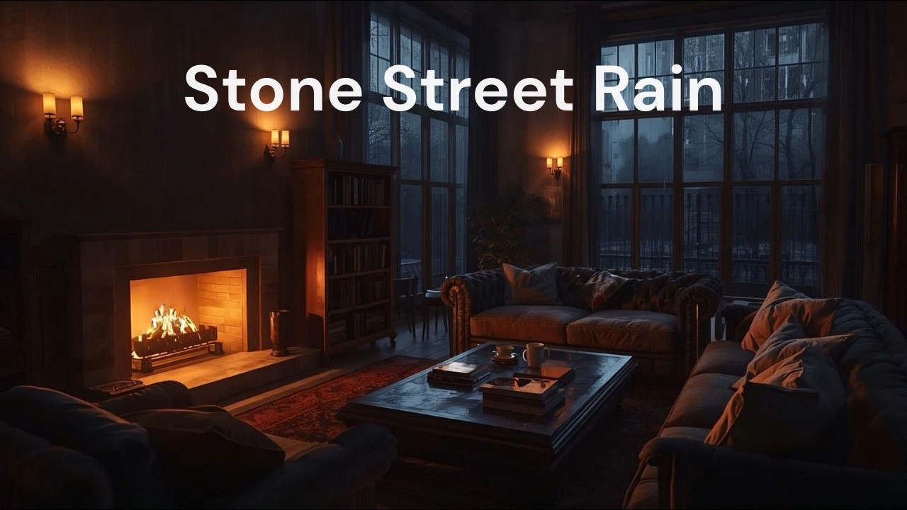 Medieval Stone Street Rain | Ancient Rain Ambience for Sleep | 100 Minutes