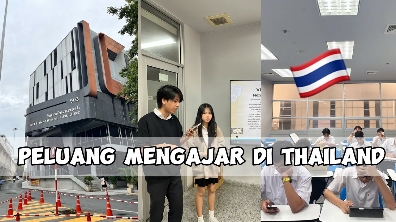 Lowongan Guru dan Dosen di Thailand 🇹🇭