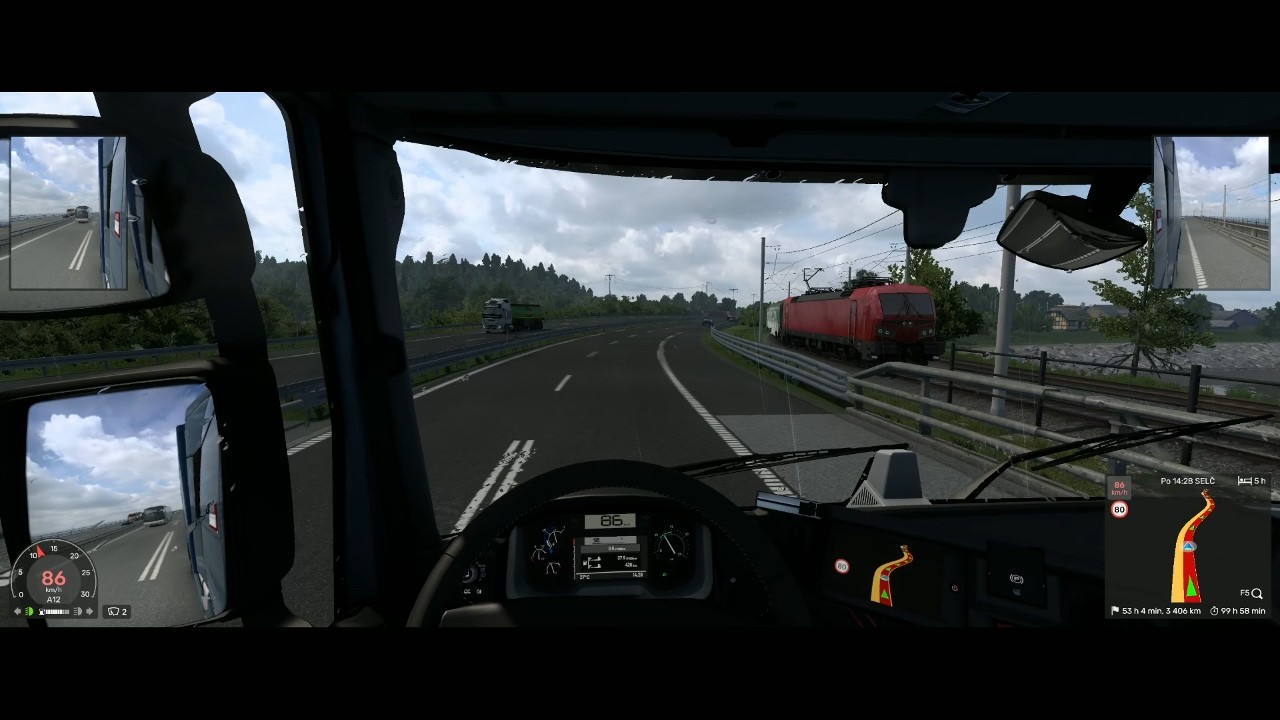 Euro Truck Simulator 2 - 3830 km z Karlskrona do Hueva #ets2#night#gaming#czsk @questcorecz