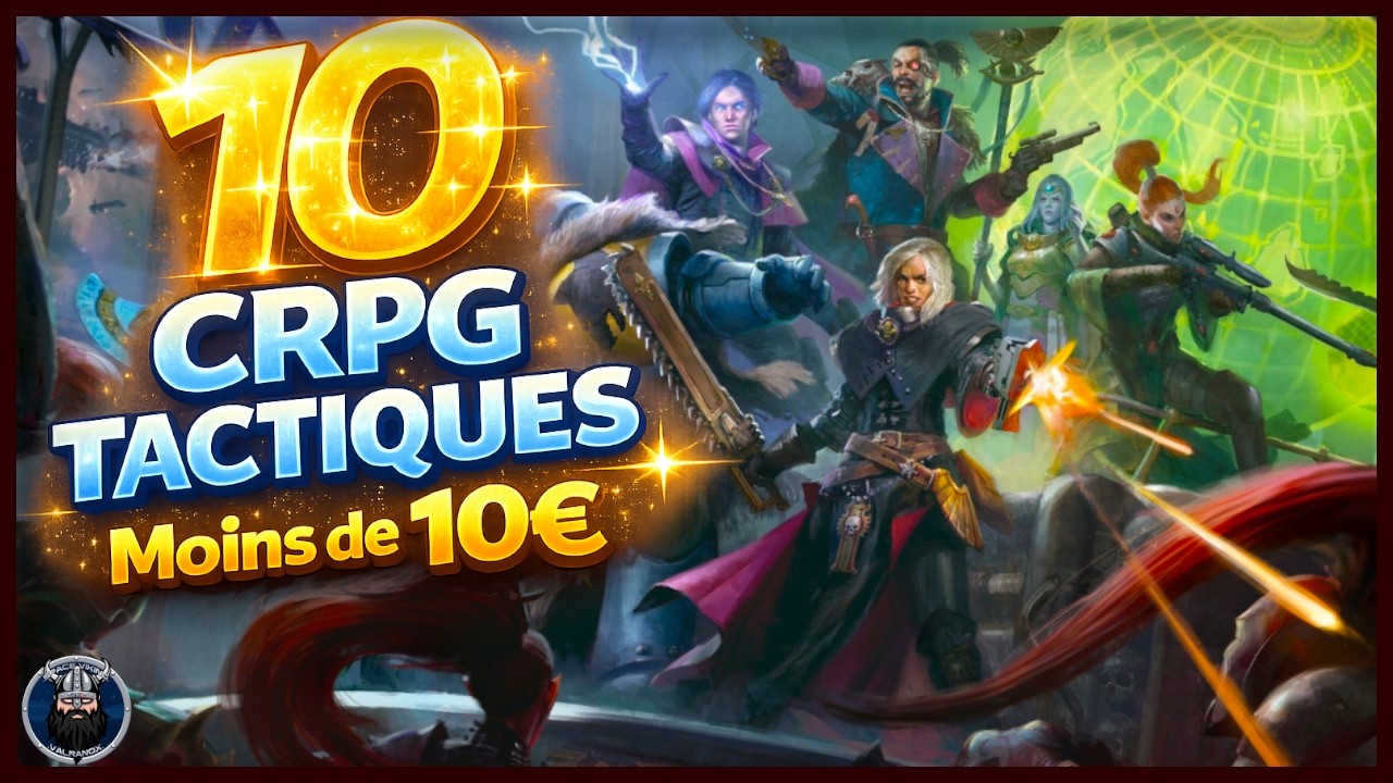 10 CRPG TACTIQUES à moins de 10€