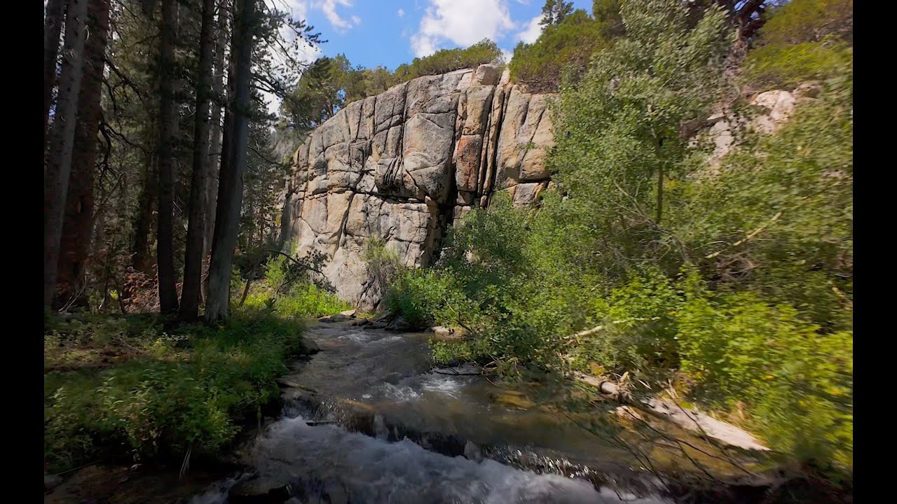 Horse Creek Trail above Horse Creek Falls, Twin Lakes, Bridgeport CA Cinematic FPV Drone DJI Avata 2