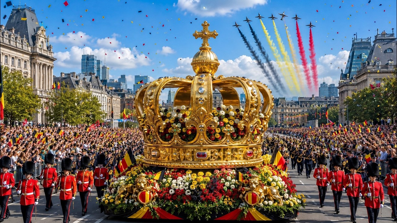 🇧🇪 Belgium National Day 2026 | Grand Military Parade & Royal Celebration in 4K