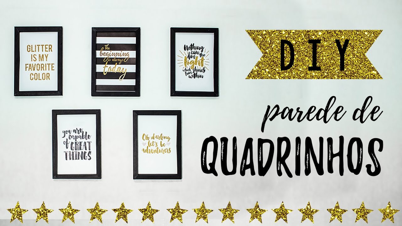 DIY Parede de Quadrinhos por menos de 5 REAIS!