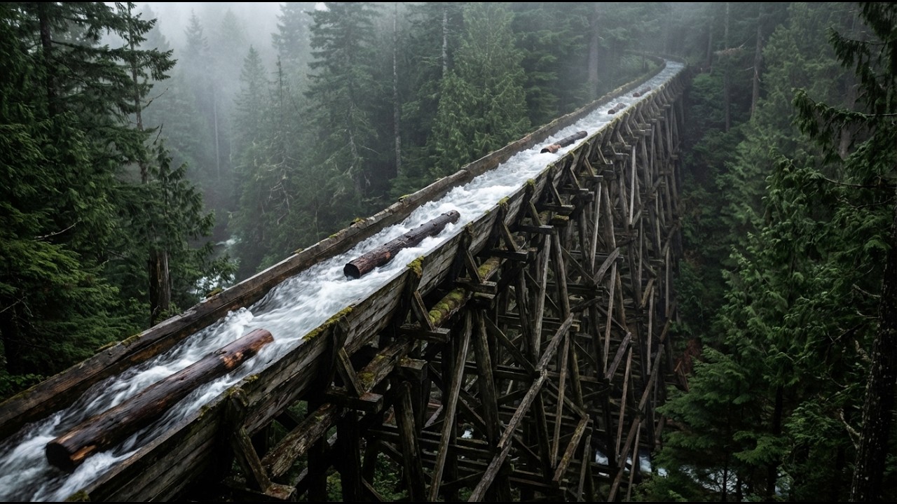 These Wooden Highways Moved Logs Faster Than Trains