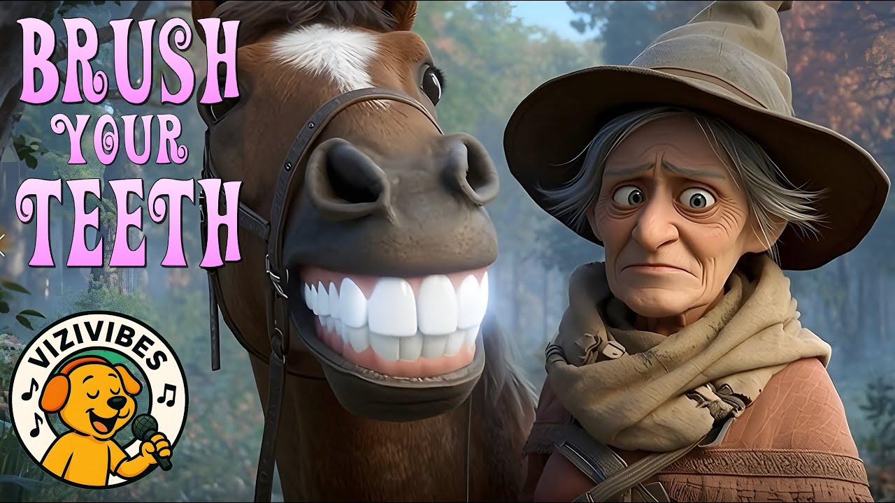 🦷Brush Your Teeth! (Animated Music Video)😁 #animation #cartoon #comedy
