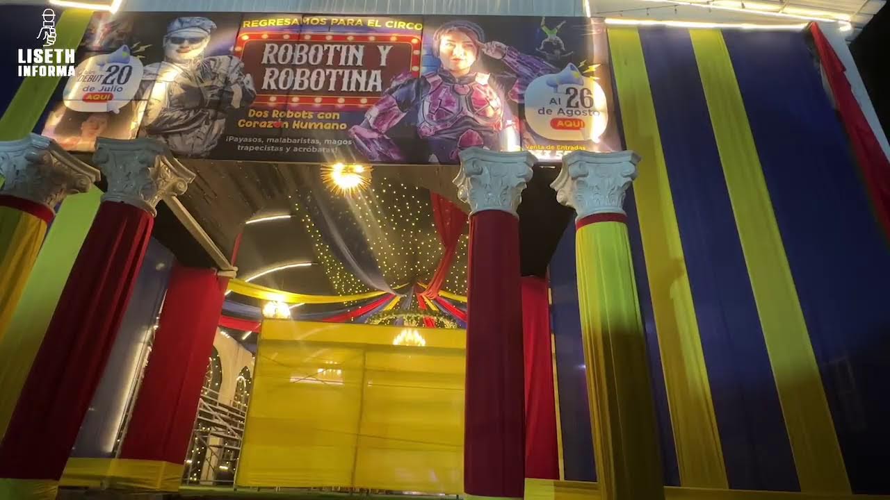 CIRCO DE ROBOTIN Y ROBOTINA EN LA CASONA DE CHOSICA Rñ