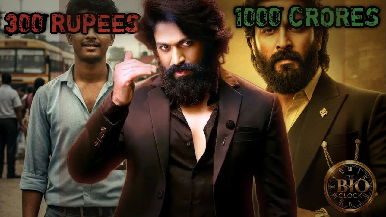 From Bus Driver’s Son to KGF King: The Yash Story | The Bio Clock