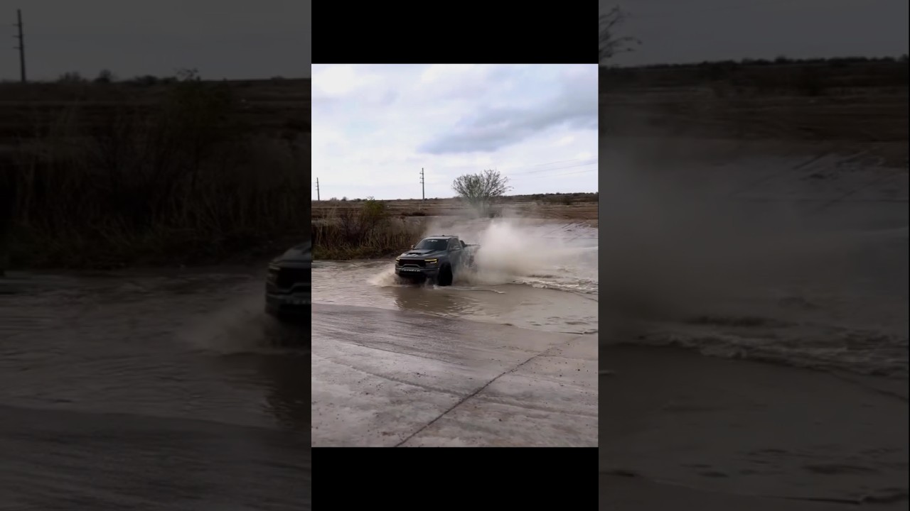 Ram TRX Single Cab vs. The Water Pit! 🌊