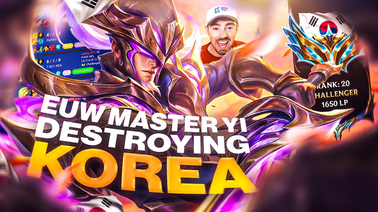 КОРЕЯ не может остановить этот 1700LP EUW OTP... *МАСТЕР SINERIAS YI*
