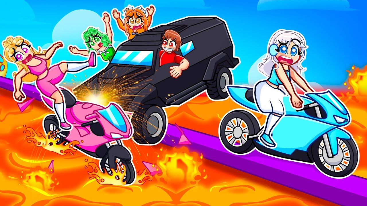 GTA 5 1v1 RACE But On LAVA...