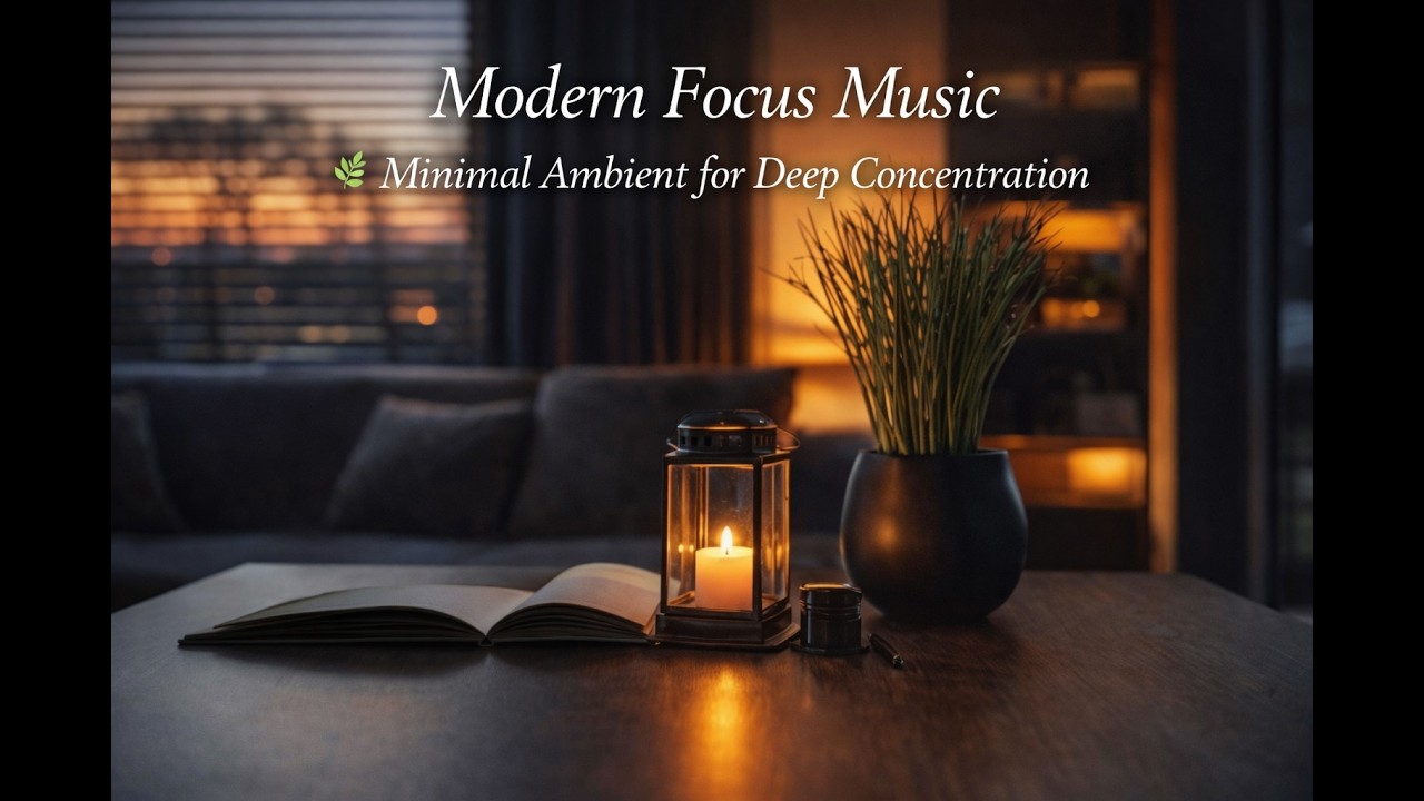 Modern Focus Music 🌿 Minimal Ambient for Deep Concentration