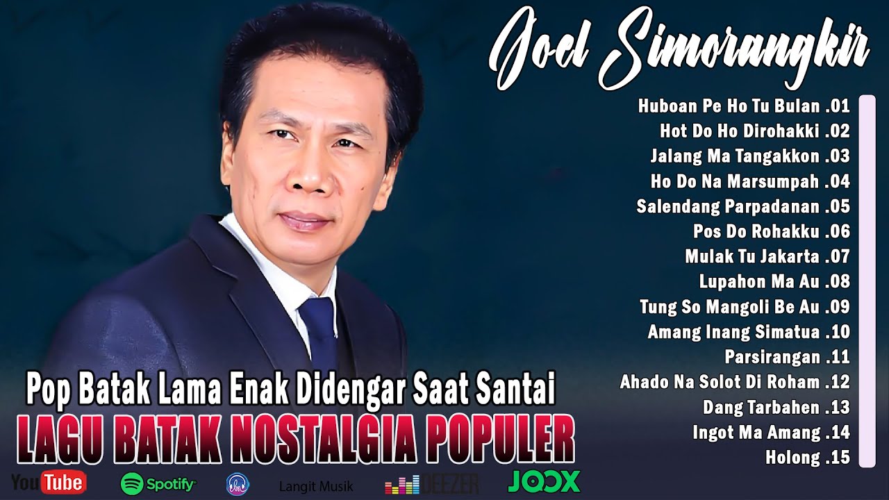 POP BATAK LAMA TERPOPULER _ JOEL SIMORANGKIR ALBUM POPULER || LAGU BATAK NOSTALGIA TERPOPULER