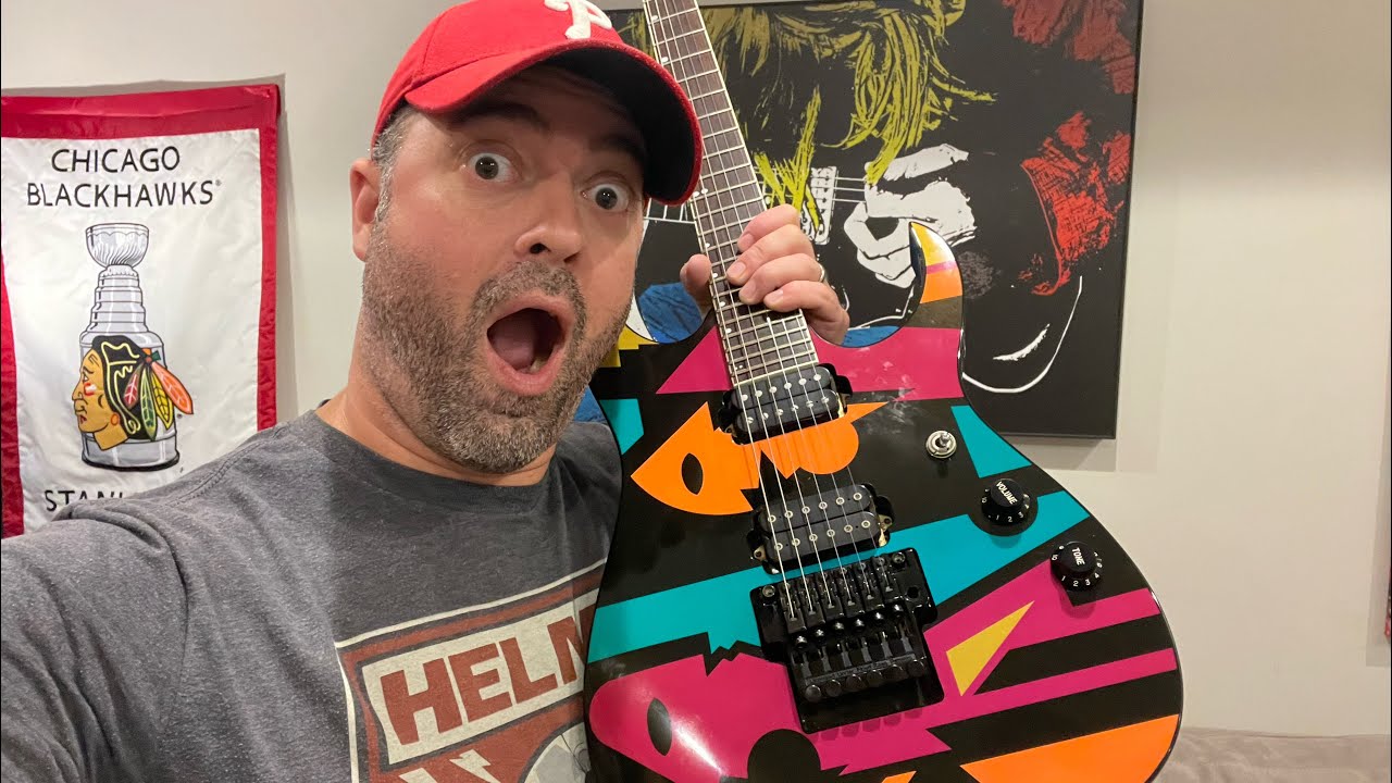 Got one of my dream guitars! Ibanez JPM100 P2!  Now lets play some Dream Theater 