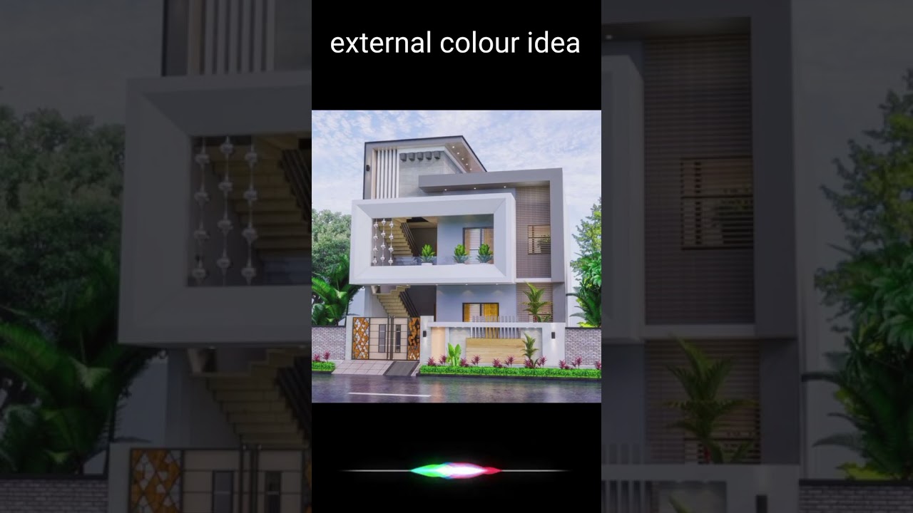 "Exterior Duplex Paint: Durable Beauty for Double-Storey Homes,, 