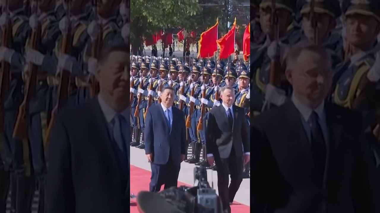 Xi Jinping wita prezydenta Polski Dudę w Pekinie