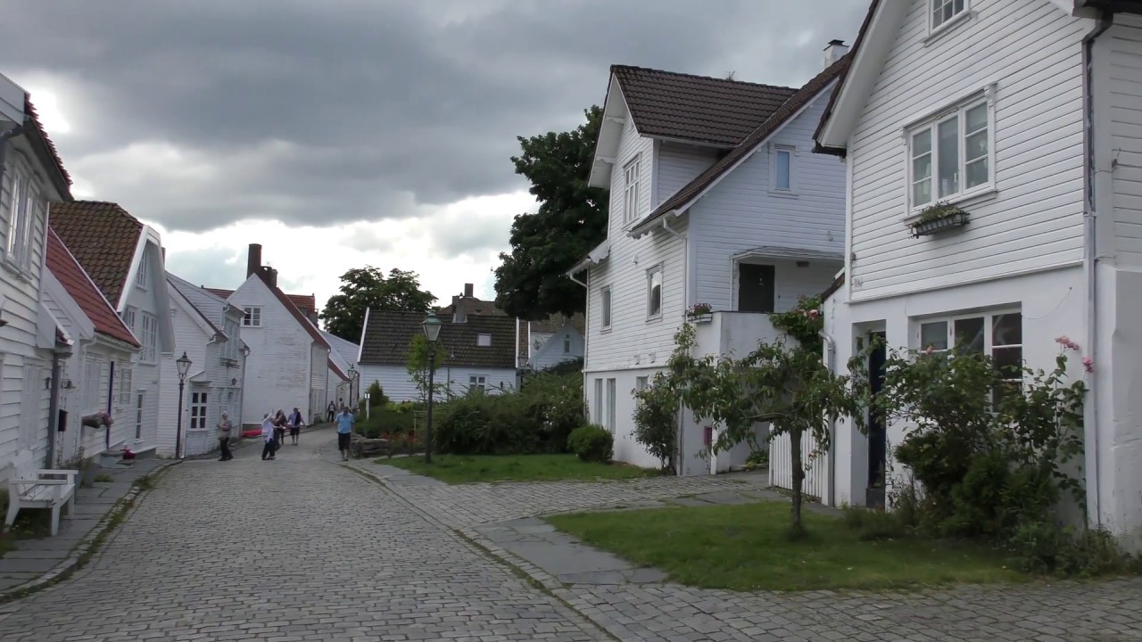 4K Norway &ndash; Stavanger &ndash; Old Stavanger &ndash; On Foot - Video in UHD
