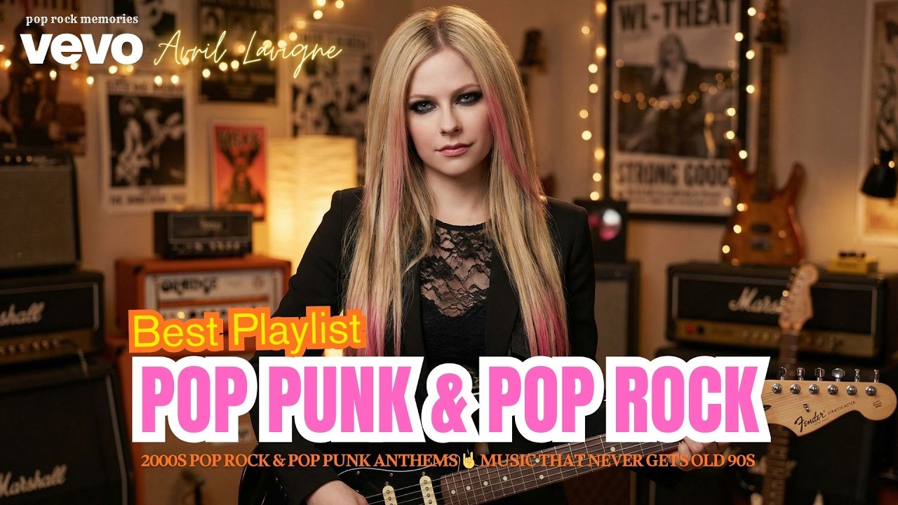 2000s Pop Rock & Pop Punk Anthems 🤘 Music That Never Gets Old 90s
