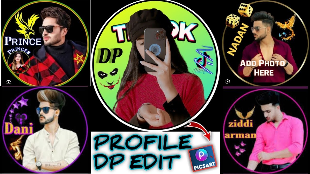 Profile DP Editing Karne Ka Tarika🤓[FEEMI EDITOR]|PICSART♥️|PK DP Kaise Edit Karen🤔NEW TRICK👍