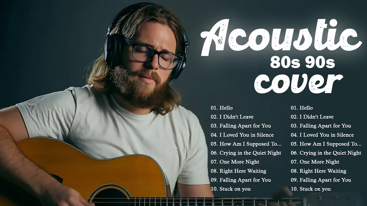 Timeless 70s 80s 90s Love Songs (Male Vocal) - Acoustic Cover - Wonderful Tonight, Stuck on You,...