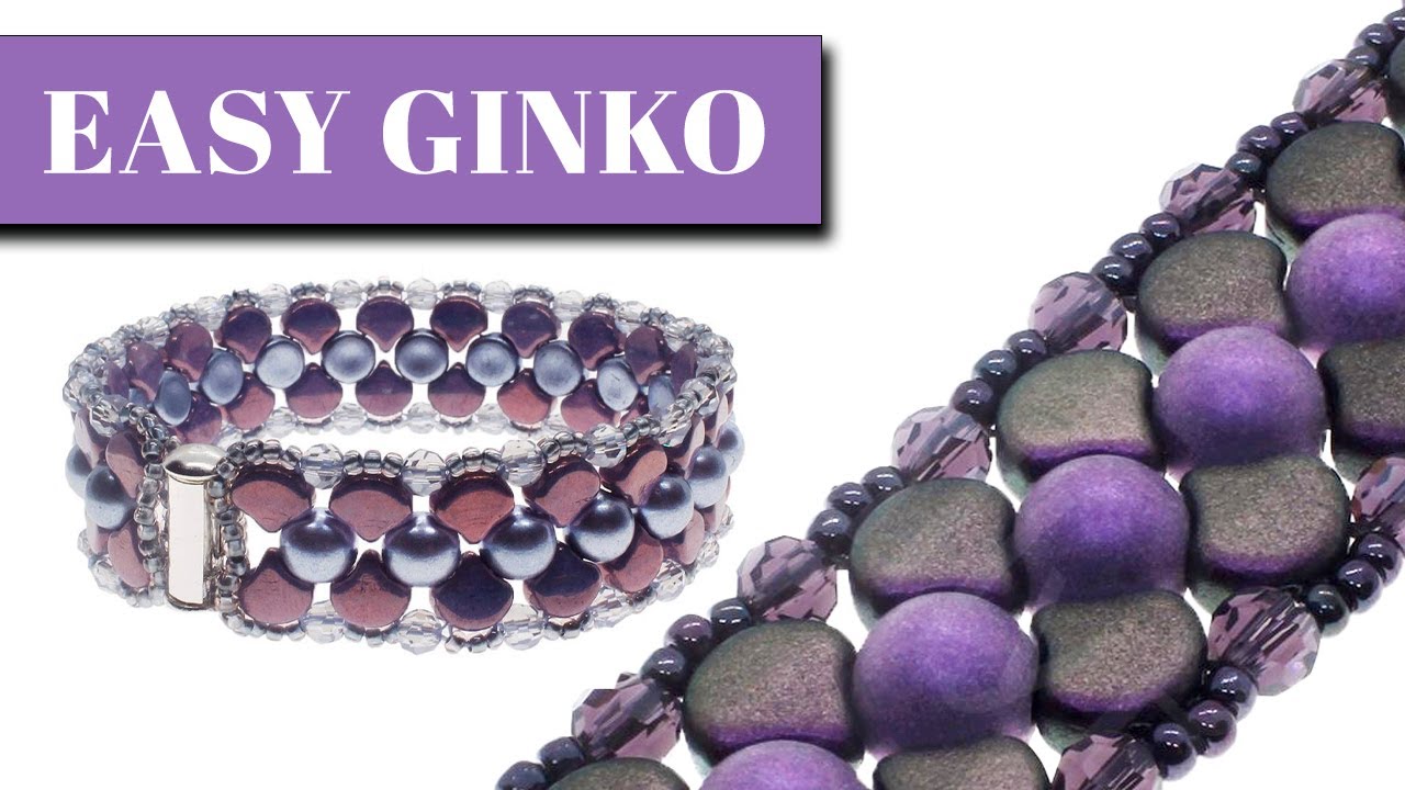Easy Ginko Bead Bracelet Tutorial