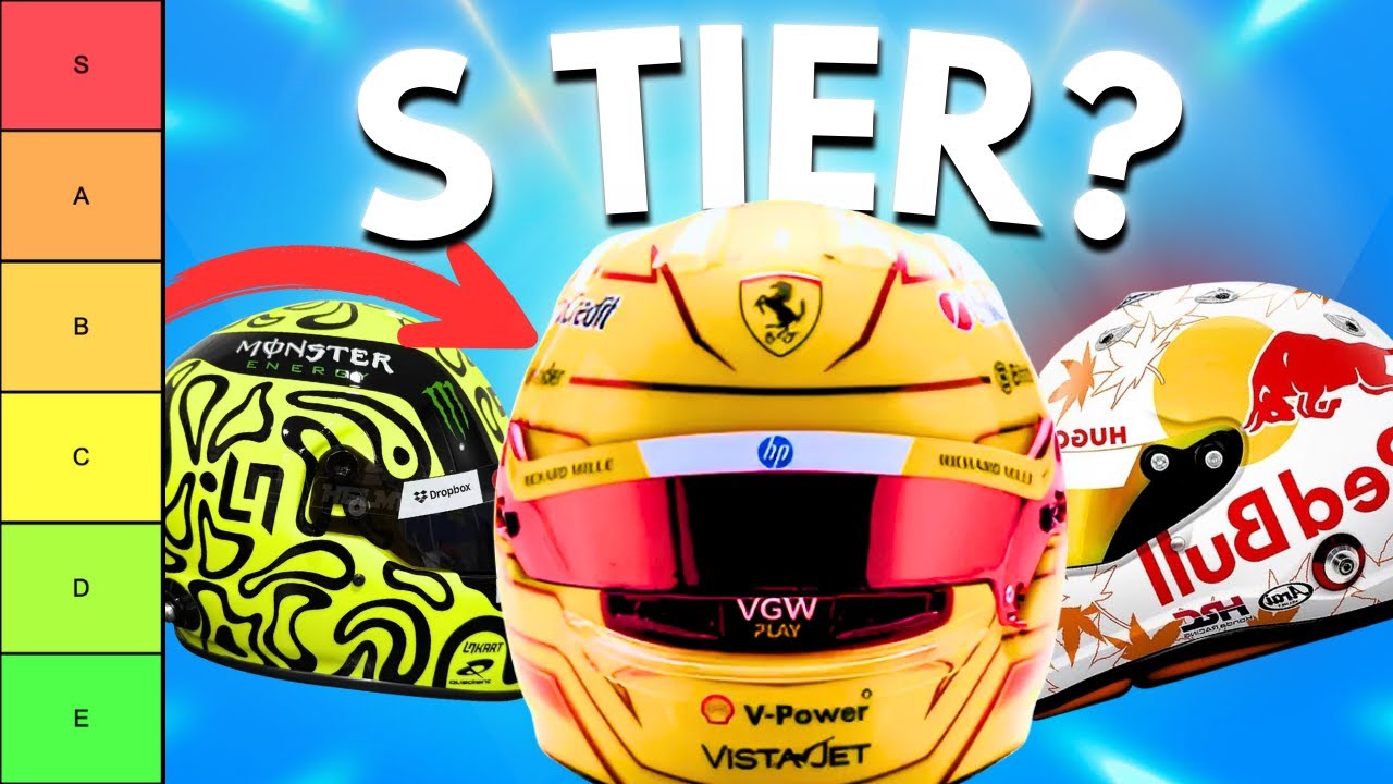Ranking Every F1 Helmet in 2025 — One Looks ICONIC