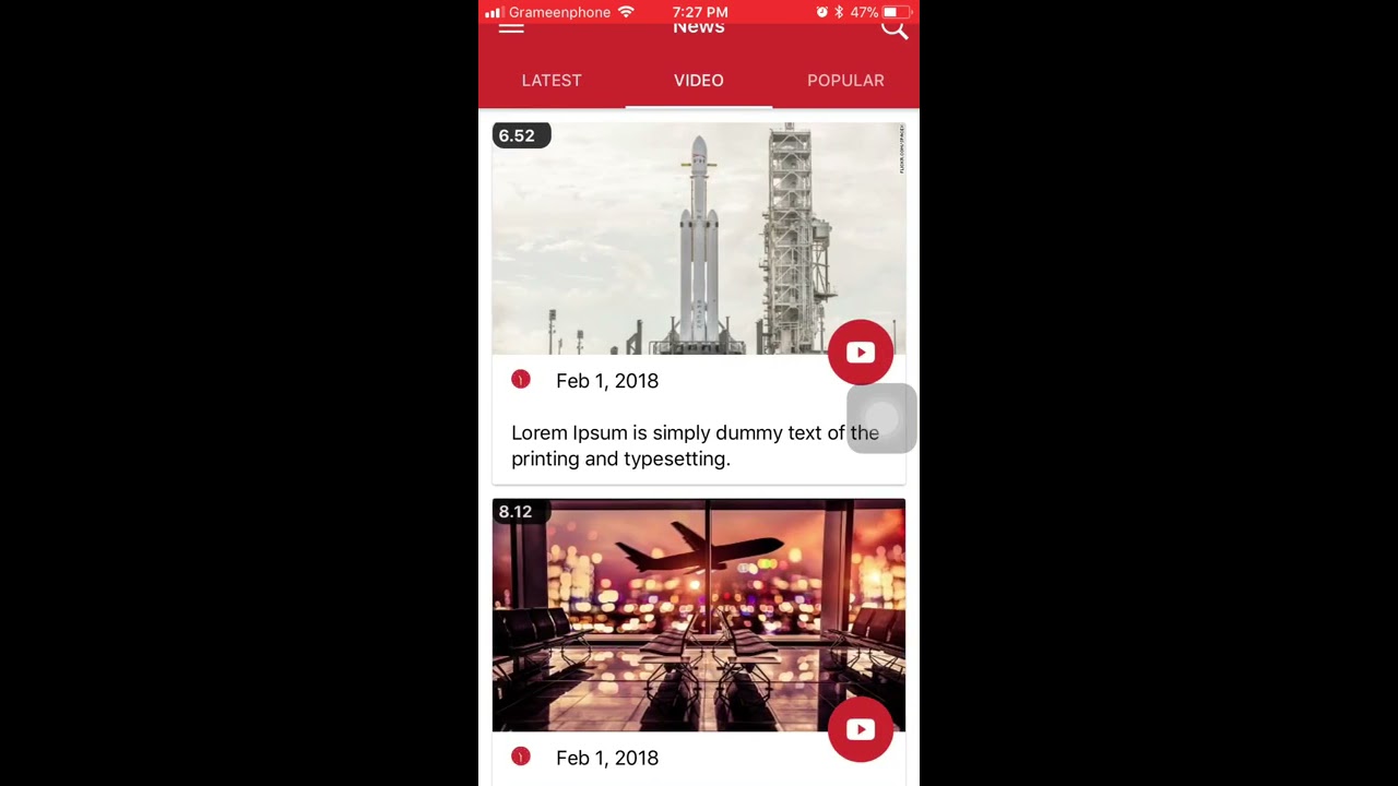 Multipurpose News App Template
