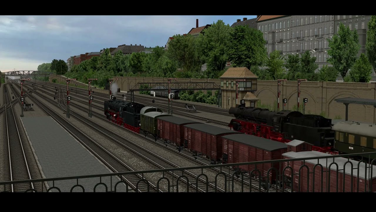 Bahnhof mit Fahrstraßen ohne Schaltkringel