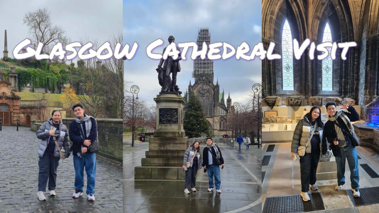 Glasgow Cathedral⛪+ Walking around in Glasgow, Scotland 🏴󠁧󠁢󠁳󠁣󠁴󠁿