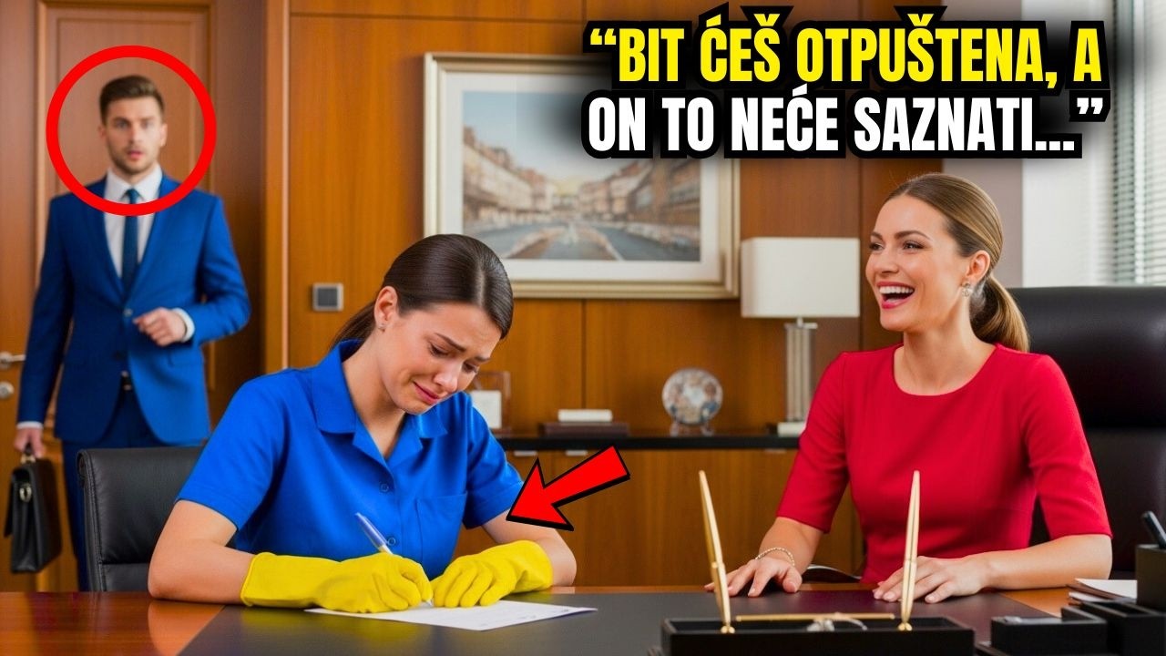 U SUZAMA, ČISTAČICA POTPISUJE OTKAZ PO NALOGU SUPRUGE MILIJUNAŠA, ON NIJE ZNAO...